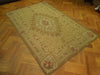 Load image into Gallery viewer, 6 x 9 SAGE GREEN Needlepoint Flat Weave Rug #PIX-20707