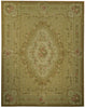 Load image into Gallery viewer, 8 x 10 SAGE GREEN Needlepoint Flat Weave Rug 20772