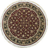 Load image into Gallery viewer, 5&#39; x 5&#39;-Red-Fine-Quality-Wool&amp;Silk-Round-Rug.jpg