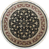 Load image into Gallery viewer, Fine-Quality-Wool-Silk-Round-Rug.jpg 