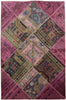 Load image into Gallery viewer, Red-Antique-Persian-Patchwork-Rug.jpg