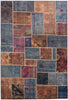 Load image into Gallery viewer, 5.5 x 7.10 Multi Color Antique Persian Patchwork Rug 22178