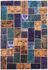 Load image into Gallery viewer, 7&#39; x 10&#39; Multi Color Antique Persian Patchwork Rug 22257