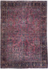 Load image into Gallery viewer, 8&#39; x 11&#39; Dark Maroon Antique Persian Sarouk Rug 22317