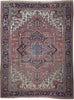 Load image into Gallery viewer, 9 x 12 Antique Handmade Persian Heriz Rug 22336