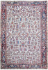 Load image into Gallery viewer, 7 x 10.2 Unusual Ivory Semi Antique Persian Heriz Rug 22891