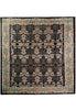 Load image into Gallery viewer, 10&#39; x 10&#39;-Black-&amp;-Ivory-Semi-Antique-Turkish-Oushak-Rug.jpg