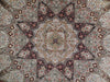 Load image into Gallery viewer, 8.5 x 11.10 Dark Grey Wool&amp;Silk Sino Isfahan Rug #PIX-23072