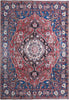 Load image into Gallery viewer, 6.11 x 10.2 Red Semi Antique Persian Tabriz Rug 23409