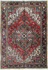 Load image into Gallery viewer, 7.11 x 11.3 Red Semi-Antique Persian Heriz Rug #PIX-23651