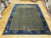 Load image into Gallery viewer, 8.11 x 11.7 Green Antique Art Deco Rug 23704