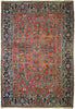 Load image into Gallery viewer, 8 x 10 Antique Persian Heriz Rug All OVER PATTERN TOMATO RED 23761