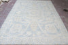 Load image into Gallery viewer, 9.2 x 12 LIGHT Blue Chobi Peshawar Rug #PIX-25273