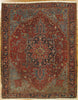 Load image into Gallery viewer, 9.5 x 12 Red Antique Worn Persian Heriz Rug 26231