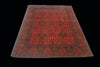 Load image into Gallery viewer, 4.11 x 6.4 Red Khal Momadi Turkmen Rug 28576