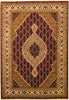 Load image into Gallery viewer, Hand-knotted-Wool-Silk-Tabriz-Mahi-Rug.jpg