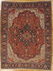 Load image into Gallery viewer, 8.4 x 11 Red Antique Persian Heriz Rug 29275