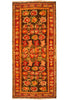 Load image into Gallery viewer, 5&#39; x 9&#39; Black Antique Kazak Rug 3281