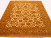 Load image into Gallery viewer, 8&#39; x 10&#39; Quality Wool Handmade Jaipour Rug beige Gold #3416