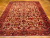 Load image into Gallery viewer, 7.9 x 10.5 Ivory Persian Heriz Rug 5840