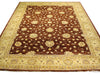 Load image into Gallery viewer, 9.3 x 11.10 Dark Brown Chobi Peshawar Ziglar Rug Natural Wool Handmade #5971