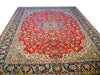 Load image into Gallery viewer, 9&#39; x 13&#39; Pre Owned Persian Esfahan Najafabad Rug 7091