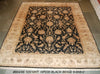 Load image into Gallery viewer, 8 x 9.8 Black Ziglar Chobi Peshawar Rug #PIX-804-66