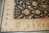 Load image into Gallery viewer, 8 x 9.8 Black Ziglar Chobi Peshawar Rug #PIX-804-66