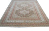 Load image into Gallery viewer, 9.1 x 11.9 Beige High Quality Antique DZ Haji Jalili Silken Chobi Rug 805-24