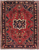 Load image into Gallery viewer, 5&#39; x 7&#39; Red Persian Hamadan Rug 82590