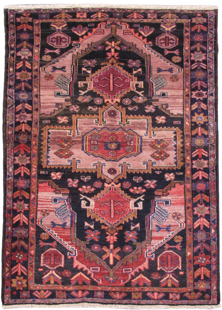 4' x 3' Red Mori Bokhara Rug 75564