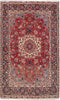 Load image into Gallery viewer, 4.10 x 6.8 Red Persian Hamadan Rug 82894