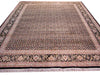 Load image into Gallery viewer, 9.1 x 12 Black Sino Wool Silk Herati Mahi All Over Rug 8352