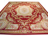 Load image into Gallery viewer, 8 x 10 Deep Rustic Red Aubusson Rug 9545