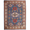 Load image into Gallery viewer, 7.10 x 10.1 Beautiful Handmade Blue Kazak Rug- Natural Wool Q19