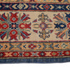 Load image into Gallery viewer, 7.10 x 10.1 Beautiful Handmade Blue Kazak Rug- Natural Wool Q19