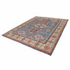 Load image into Gallery viewer, 7.10 x 10.1 Beautiful Handmade Blue Kazak Rug- Natural Wool Q19