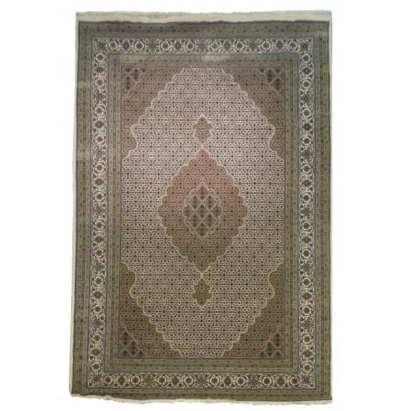 7x10 Wool & Silk High End Tabriz Mahi Rug - India - bestrugplace