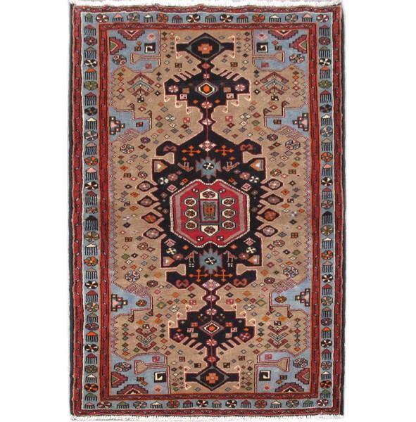 Luxurious 3x5 Authentic Hand-knotted Persian Hamadan Rug - Iran - bestrugplace