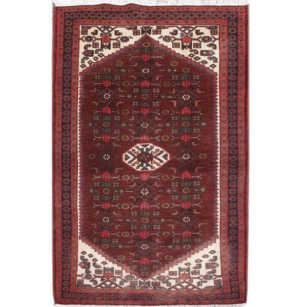 Luxurious 3x6 Authentic Hand-knotted Persian Hamadan Rug - Iran - bestrugplace