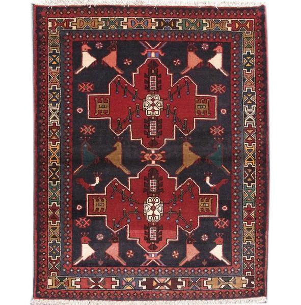 Luxurious 3x5 Authentic Hand-knotted Persian Hamadan Rug - Iran - bestrugplace