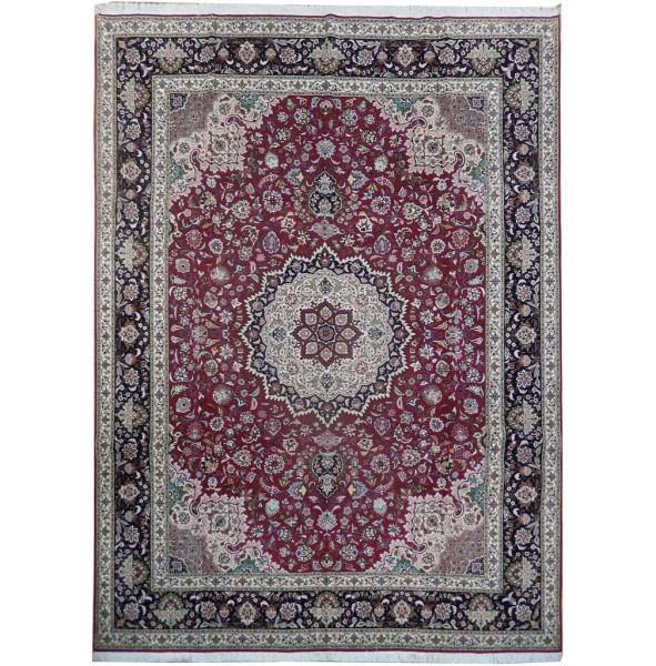 10x13 Authentic Handmade High End Wool & Silk Persian Tabriz Rug - Iran - bestrugplace