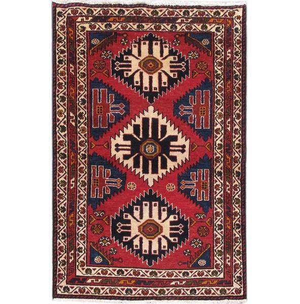 Luxurious 3x5 Authentic Hand-knotted Persian Hamadan Rug - Iran - bestrugplace