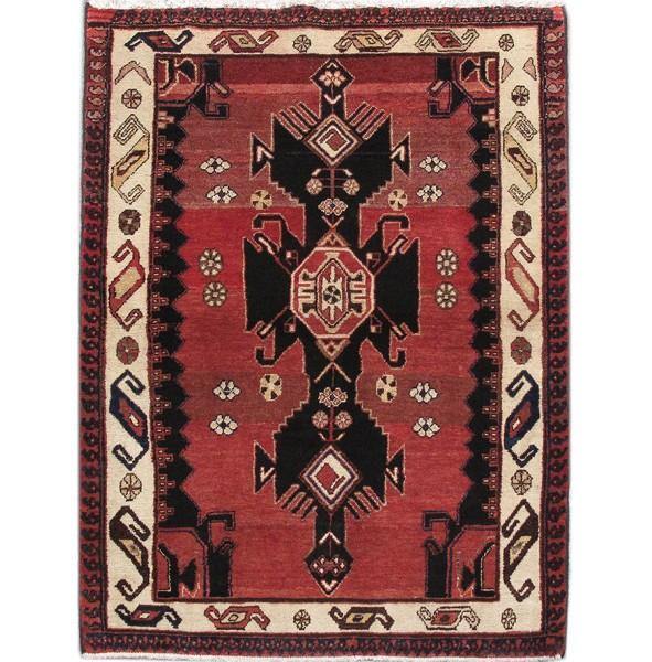 Luxurious 4x5 Authentic Hand-knotted Persian Hamadan Rug - Iran - bestrugplace