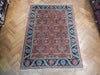 Load image into Gallery viewer, 7&#39; x 10&#39; Coral Semi-Antique Persian Tabriz Heriz Rug 22819