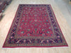 Load image into Gallery viewer, 8x11 Authentic Hand Knotted Semi-Antique Persian Kashan Rug - Iran - bestrugplace