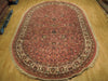 Load image into Gallery viewer, 8x11 Traditional Oval Sarouk Rug - India - bestrugplace