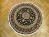 Load image into Gallery viewer, Fine-Quality-Wool-Silk-Round-Rug.jpg 