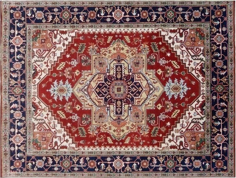 4' x 3' Red Mori Bokhara Rug 75564