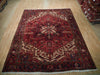 Load image into Gallery viewer, 9x11 Authentic Hand Knotted Semi-Antique Persian Heriz Rug - Iran - bestrugplace